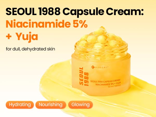 SEOUL 1988 Capsule Cream : Niacinamide 5% + Yuja 