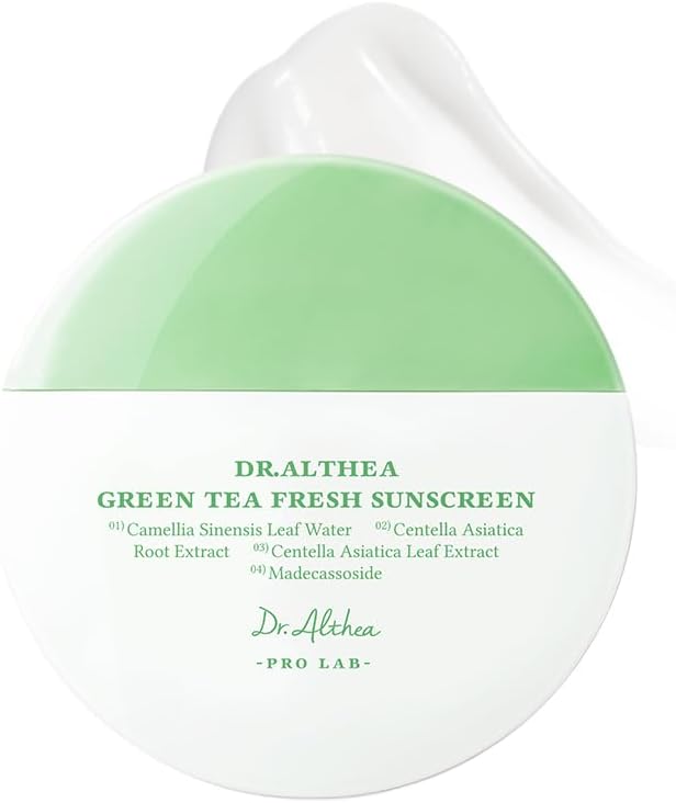 Green Tea Fresh Sunscreen SPF50+ PA++++ – Αντηλιακή Κρέμα Προσώπου με Πράσινο Τσάι για Ευαίσθητη Επιδερμίδα