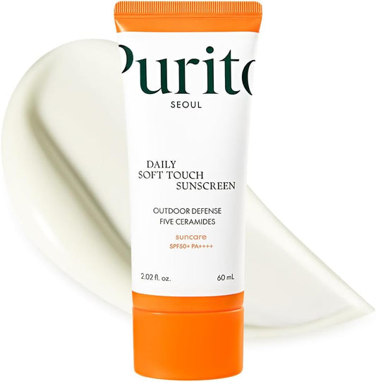 Daily Soft Touch Sunscreen SPF50+ PA++++ - Αντηλιακή Κρέμα Προσώπου με Κεραμίδια & Centella για Καθημερινή Προστασία