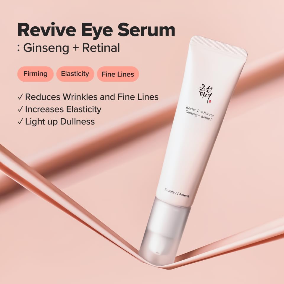 Revive Eye Serum : Ginseng + Retinal - Αντιρυτιδικός ορός ματιών με τζίνσενγκ και ρετινάλη
