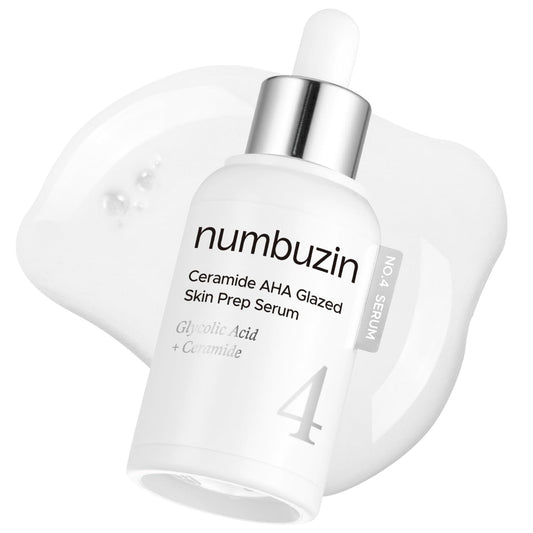 No.4 Ceramide AHA Glazed Skin Prep Serum 