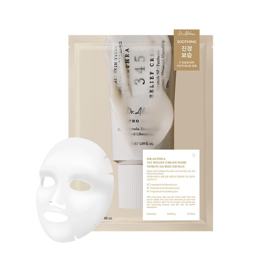 345 Relief Cream Mask - Καταπραϋντική Μάσκα Προσώπου για Ερυθρότητα & Ατέλειες