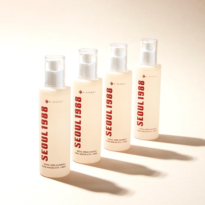 SEOUL 1988 Essence: Snail Mucin 97% + Rice - Ενυδατικό essence για αναζωογόνηση και ανανέωση