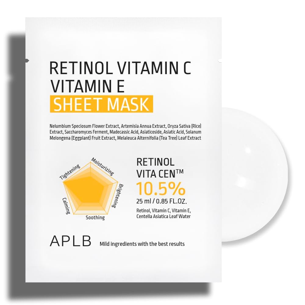 Retinol Vitamin C Vitamin E Sheet Mask