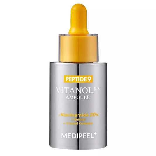 Peptide 9 Vitanol Ampoule Pro - Λευκαντικός αντιγηραντικός ορός με νιασιναμίδη και ρετινάλη