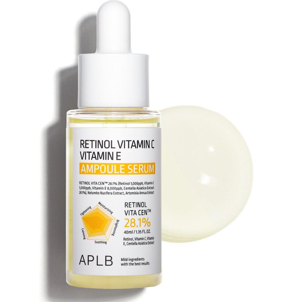 Retinol Vitamin C Vitamin E Ampoule Serum - Ορός Αναγέννησης & Αντιγήρανσης με Ρετινόλη, Βιταμίνες C & E