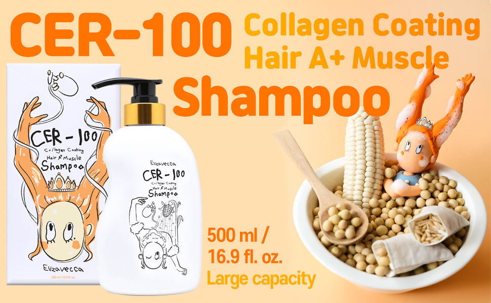 CER-100 Collagen Coating Hair A+ Muscle Shampoo – Σαμπουάν Ενδυνάμωσης & Ενυδάτωσης με Κολλαγόνο και Κεραμίδια