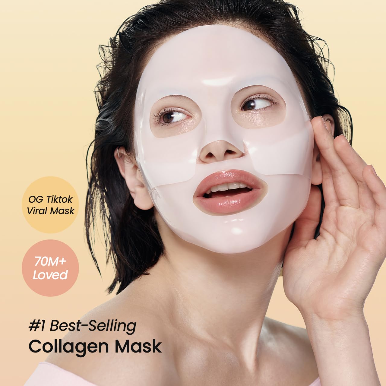 Bio-Collagen Real Deep Mask - Ενυδατική μάσκα για σύσφιξη, λάμψη