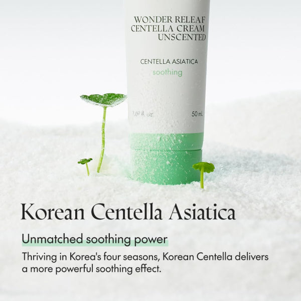 Wonder Releaf Centella Cream Unscented - Καταπραϋντική κρέμα προσώπου