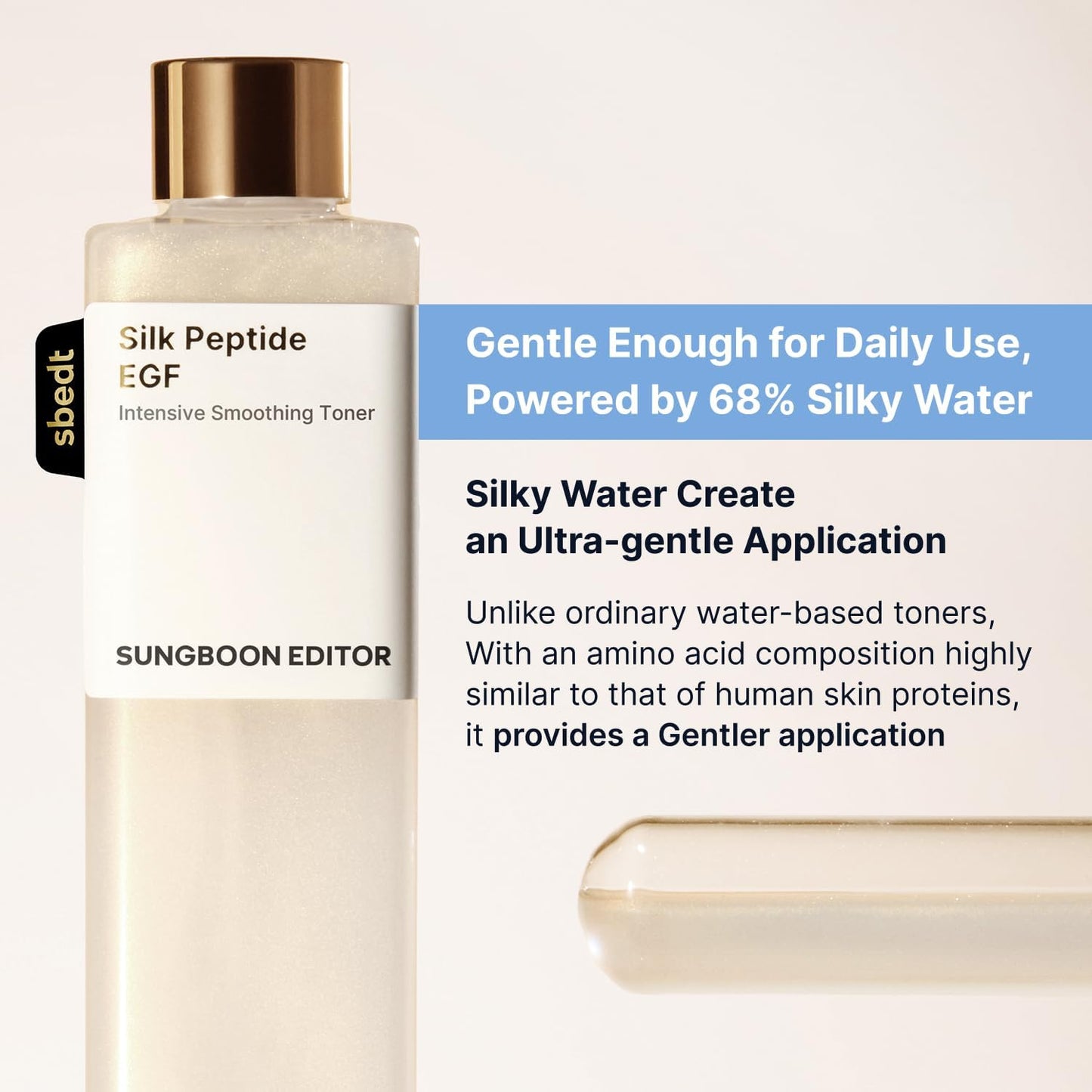 Silk Peptide EGF Intensive Smoothing Toner - Τονωτική Λοσιόν Προσώπου με Πεπτίδια, EGF & Κεραμίδια