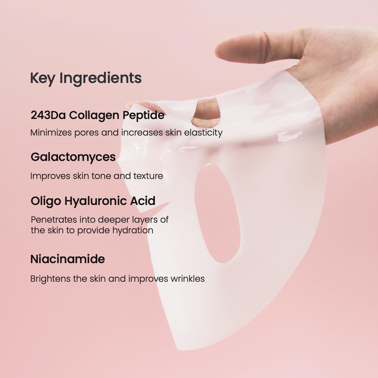 Bio-Collagen Real Deep Mask - Ενυδατική μάσκα για σύσφιξη, λάμψη