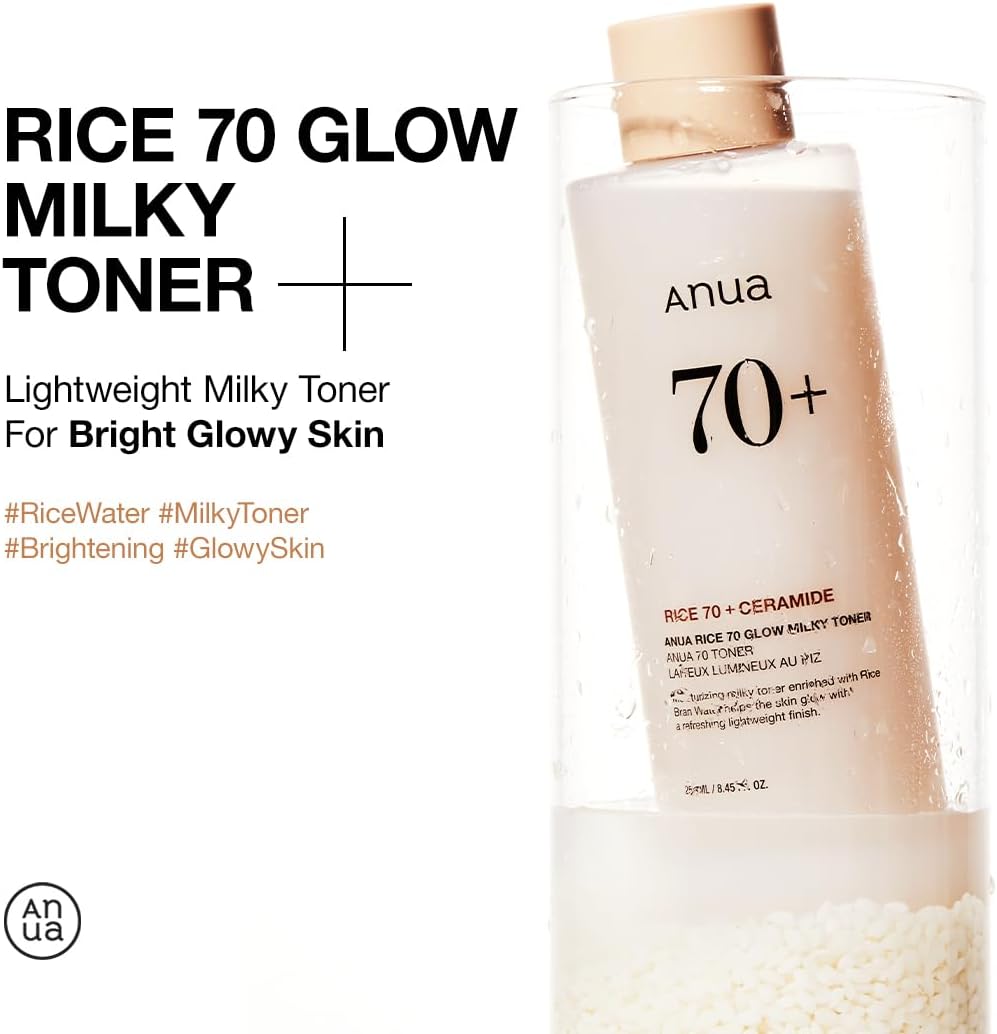 Rice 70 Glow Milky Toner - Ενυδατική τονωτική λοσιόν με ρύζι