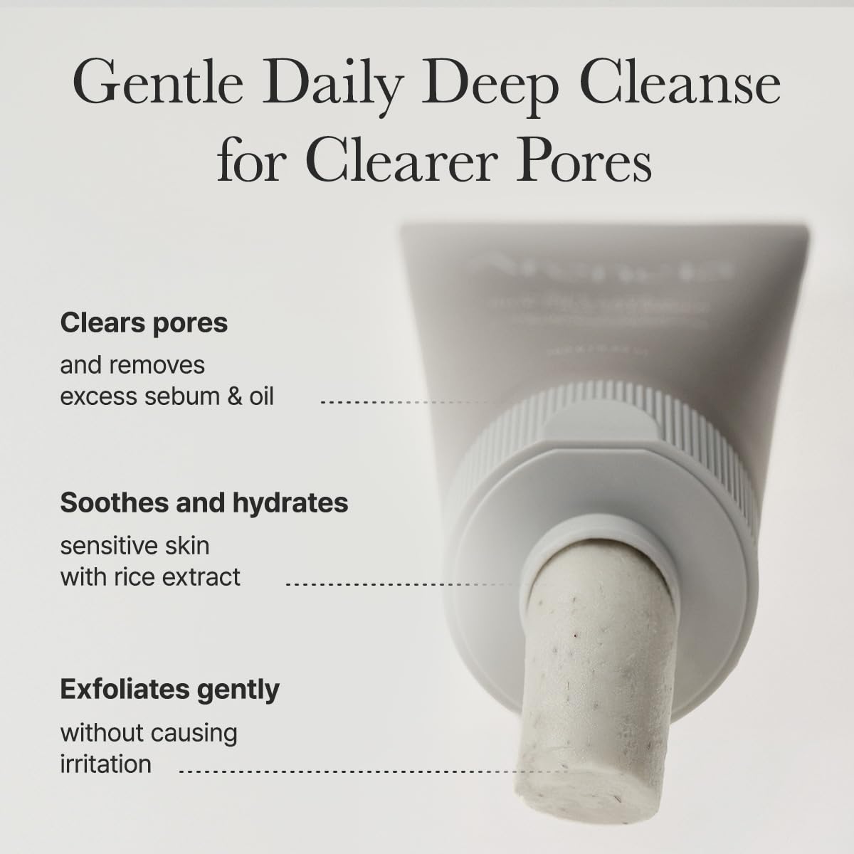 Rice + LHA Pore Control Rice Cake Cleanser