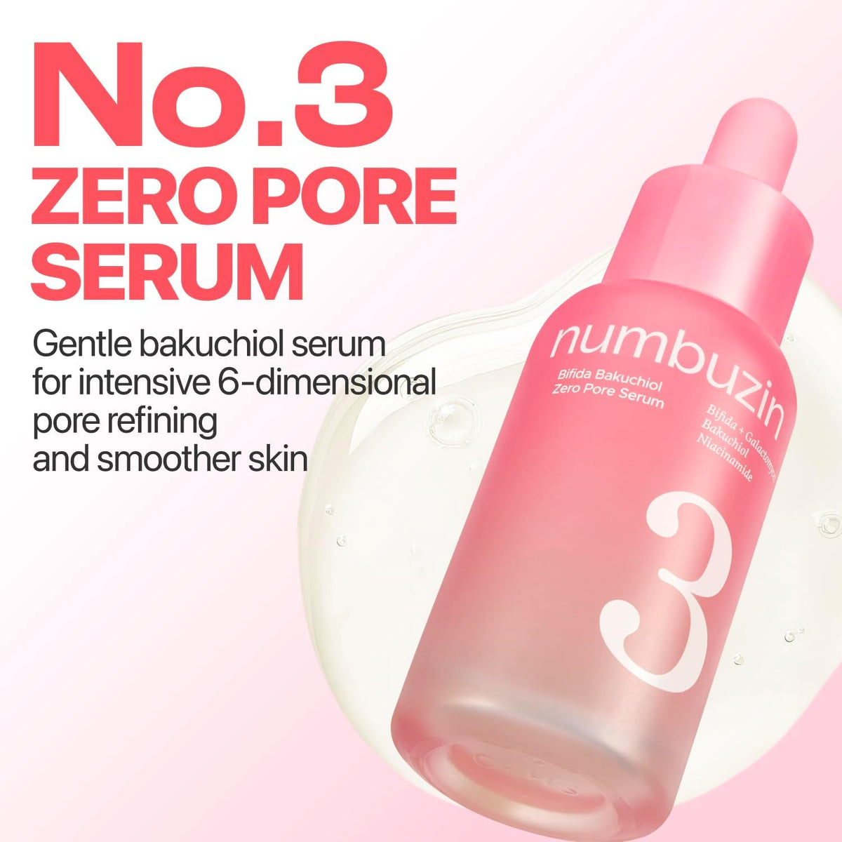 No.3 Bifida Bakuchiol Zero Pore Serum 