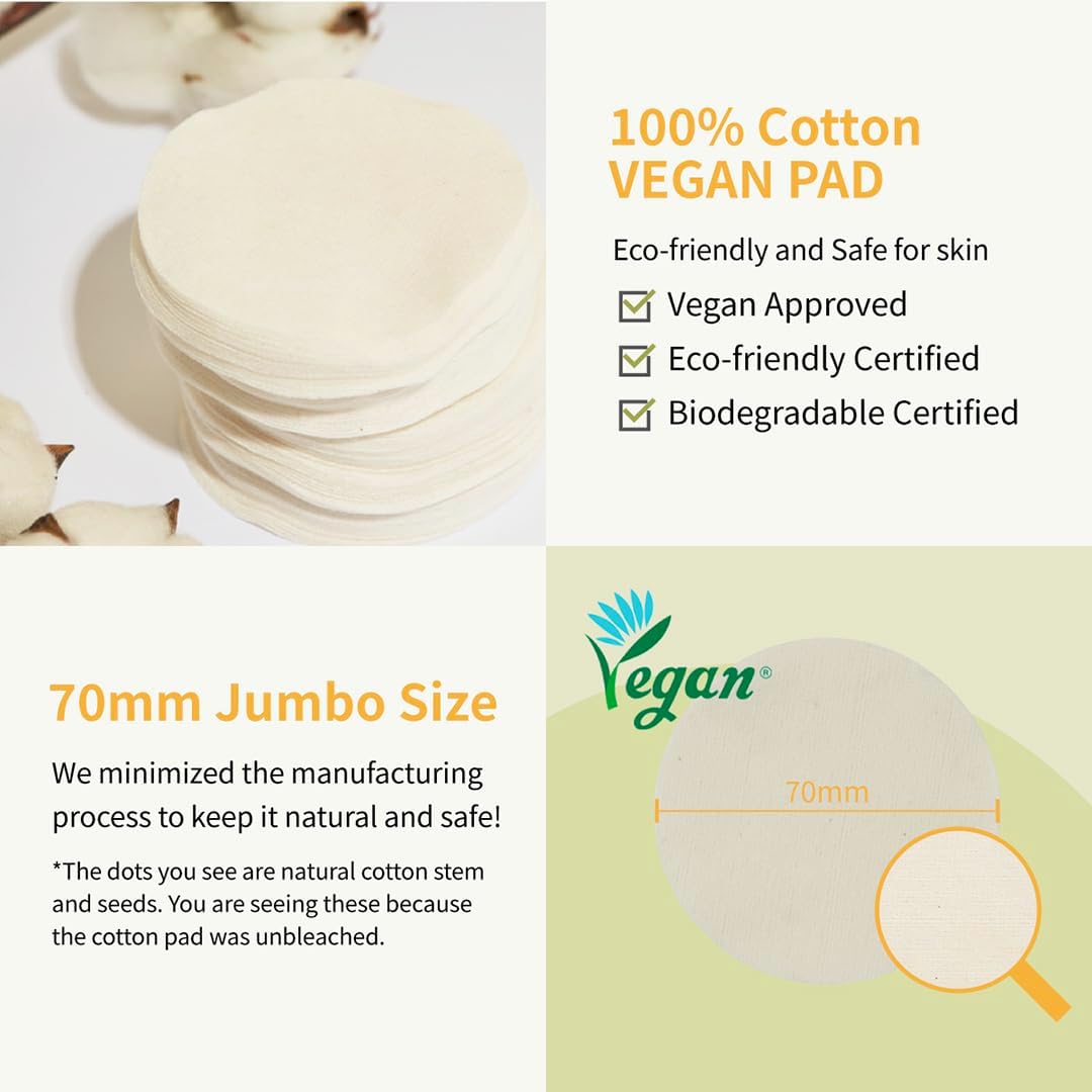 No.3 Radiance Glowing Jumbo Essence Pad – Δίσκοι Toner με Ζυμωμένα Εκχυλίσματα για Λάμψη και Ενυδάτωση