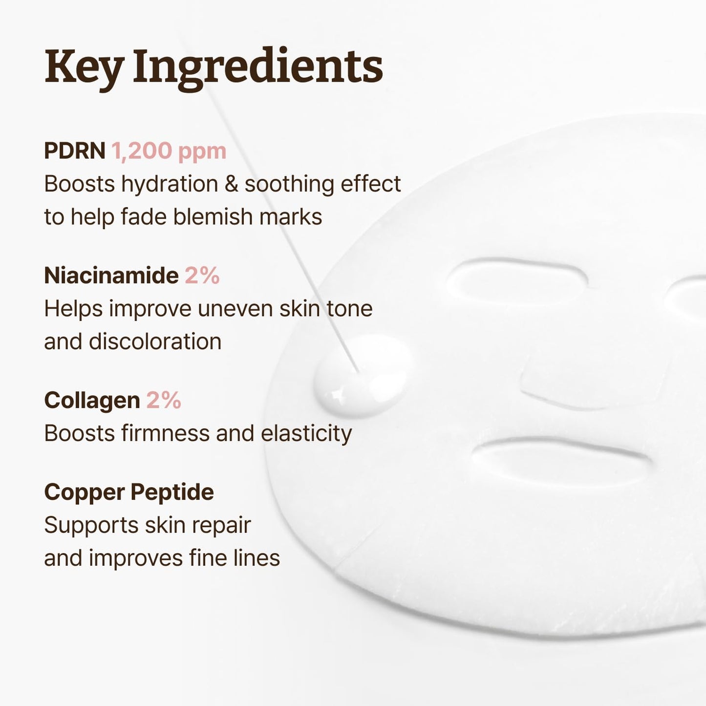 Advanced  PDRN Rejuvenating Mask - Αναζωογονητική Μάσκα Προσώπου & Λαιμού με PDRN, Κολλαγόνο & Πεπτίδια