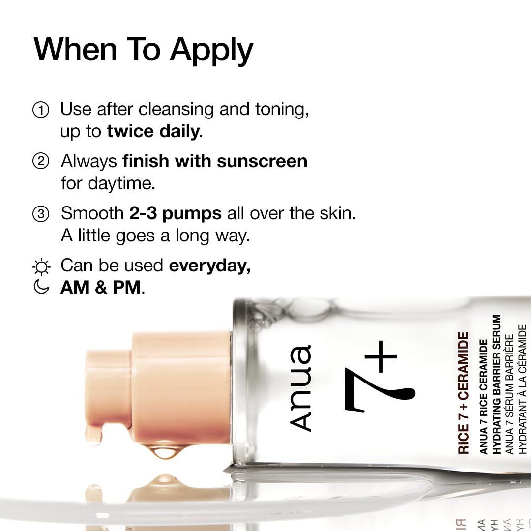 7 Rice Ceramide Hydrating Barrier Serum - Ορός με ρύζι για λάμψη