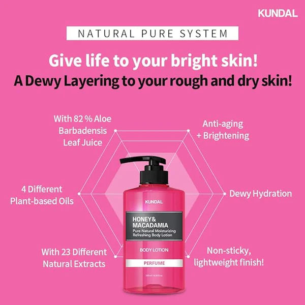 Honey & Macadamia Pure Body Lotion Baby Powder
