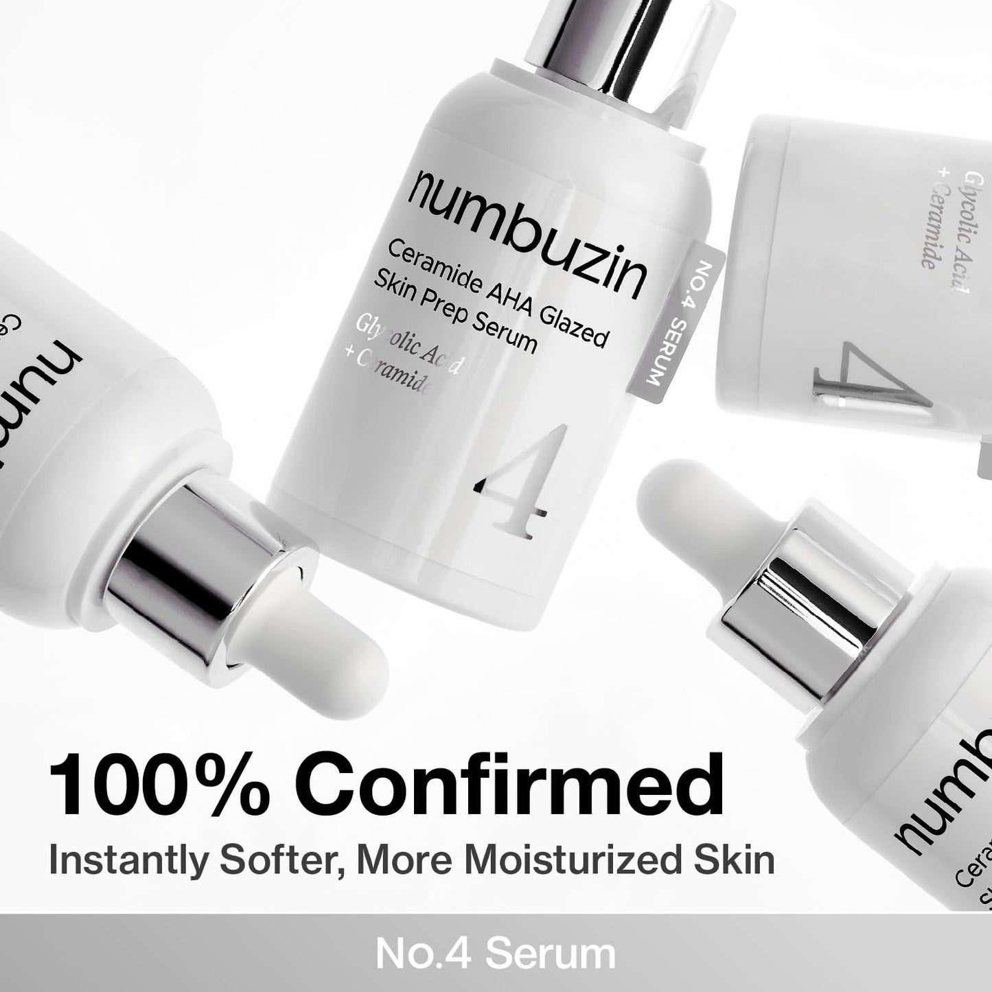 No.4 Ceramide AHA Glazed Skin Prep Serum – Ορός Προσώπου με AHA, PHA & Κεραμίδια για Λεία Υφή και Glass Skin