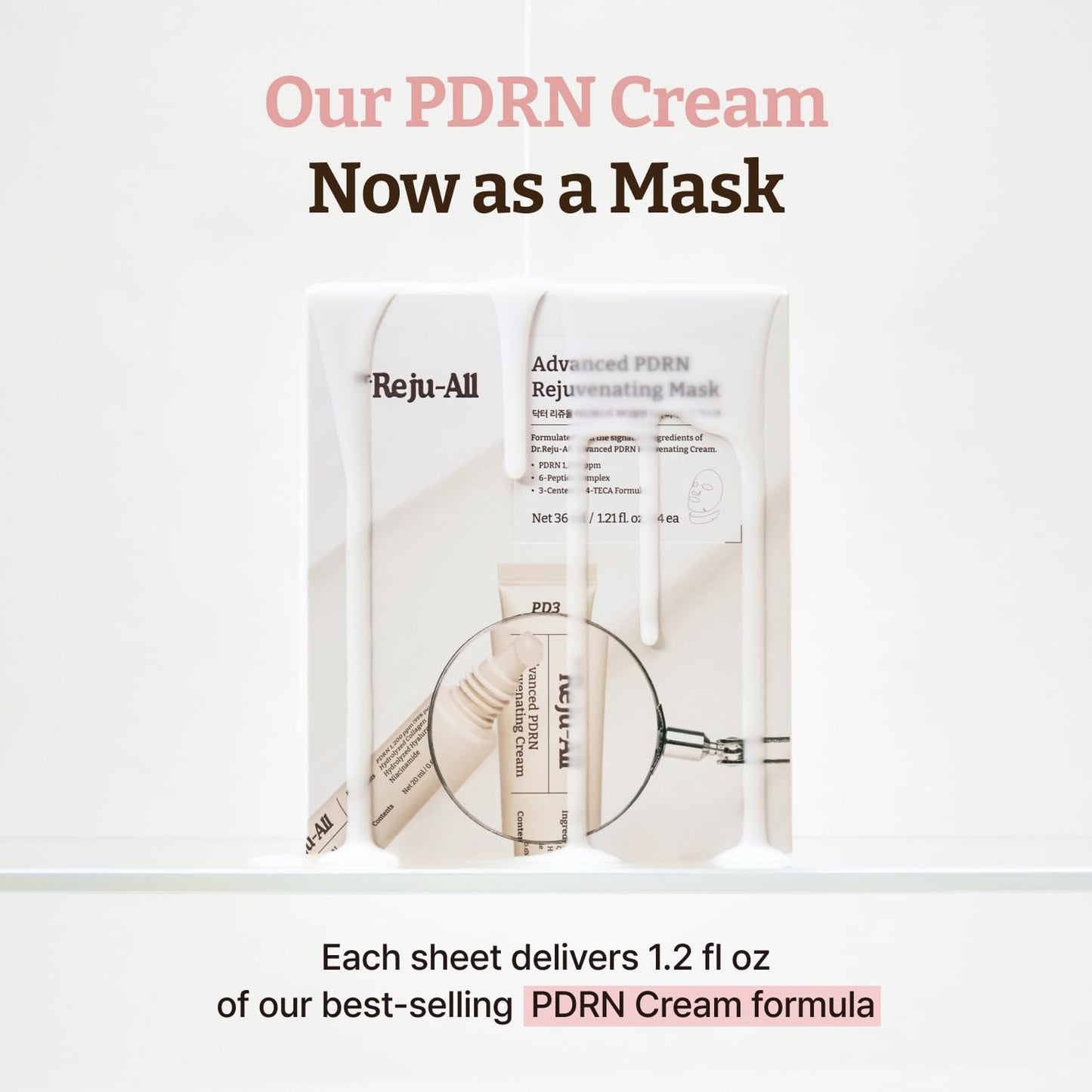 Advanced  PDRN Rejuvenating Mask - Αναζωογονητική Μάσκα Προσώπου & Λαιμού με PDRN, Κολλαγόνο & Πεπτίδια