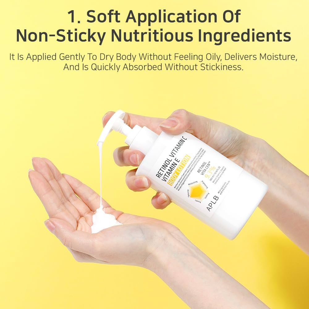 Retinol Vitamin C Vitamin E Body Lotion - Αντιγήρανση & Λάμψη για Όλο το Σώμα