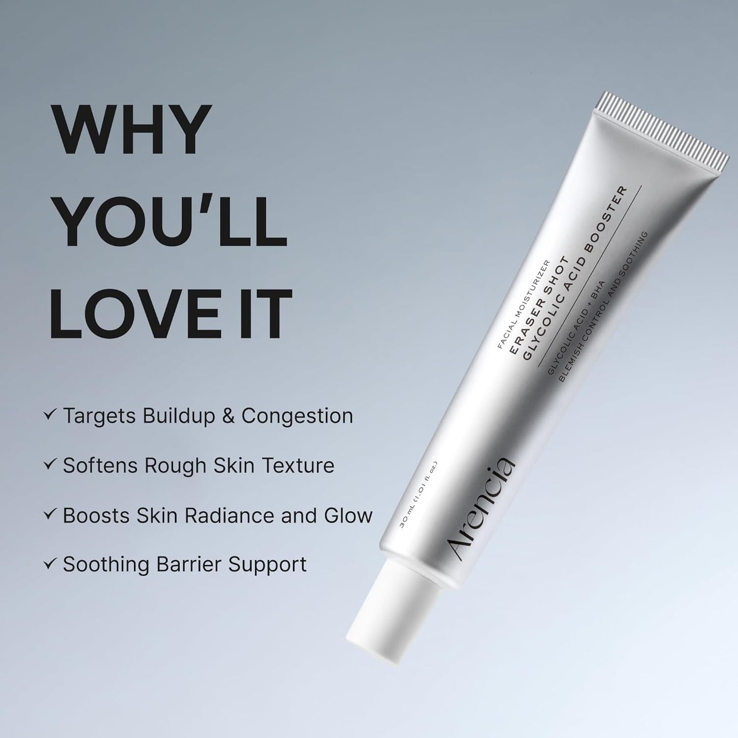 Eraser Shot Glycolic Acid Booster - Booster Απολέπισης με Γλυκολικό Οξύ για Πόρους & Ατέλειες
