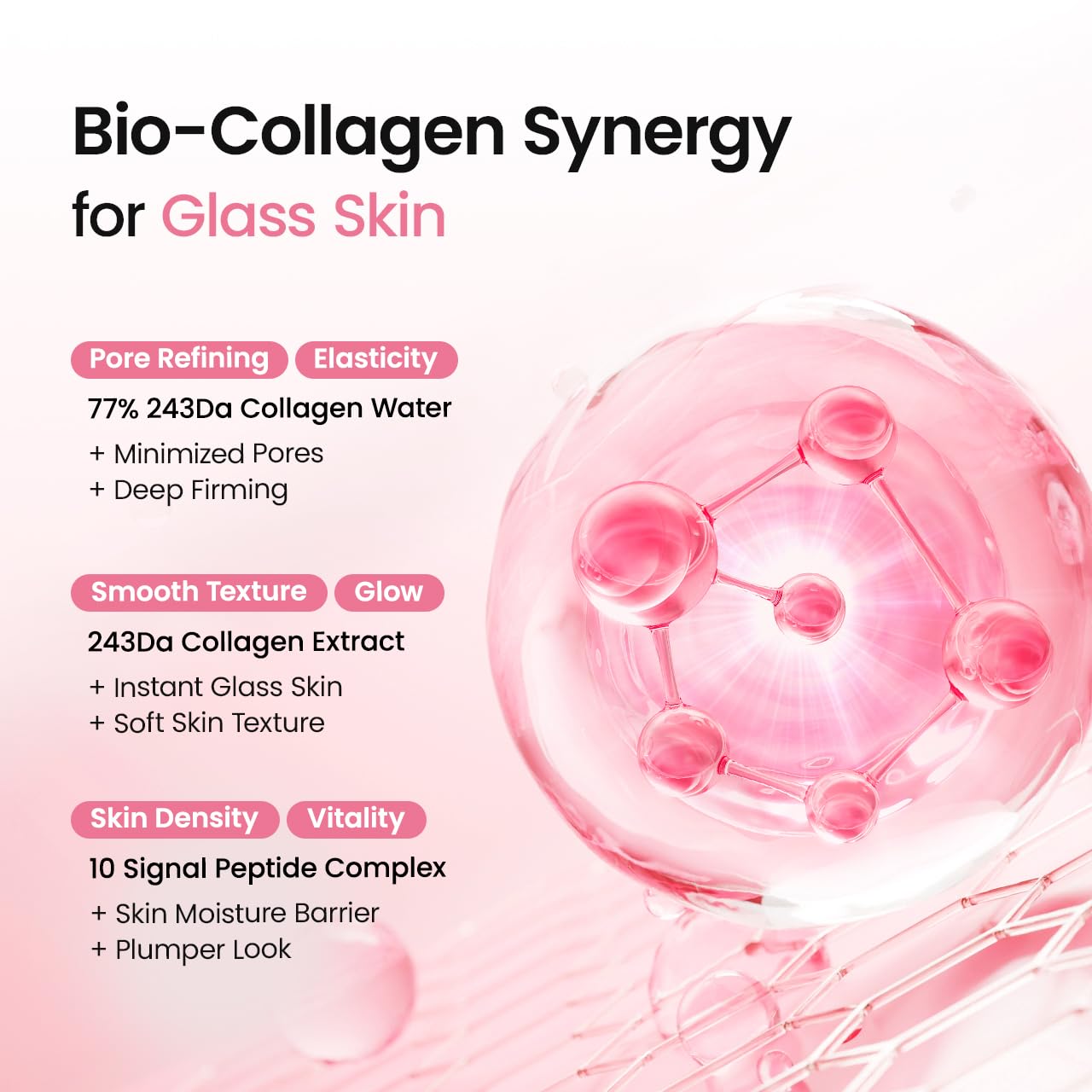 Collagen Peptide Jelly Serum Mist – Mist Ορού Προσώπου με Κολλαγόνο & Πεπτίδια για Ενυδάτωση και Σύσφιξη