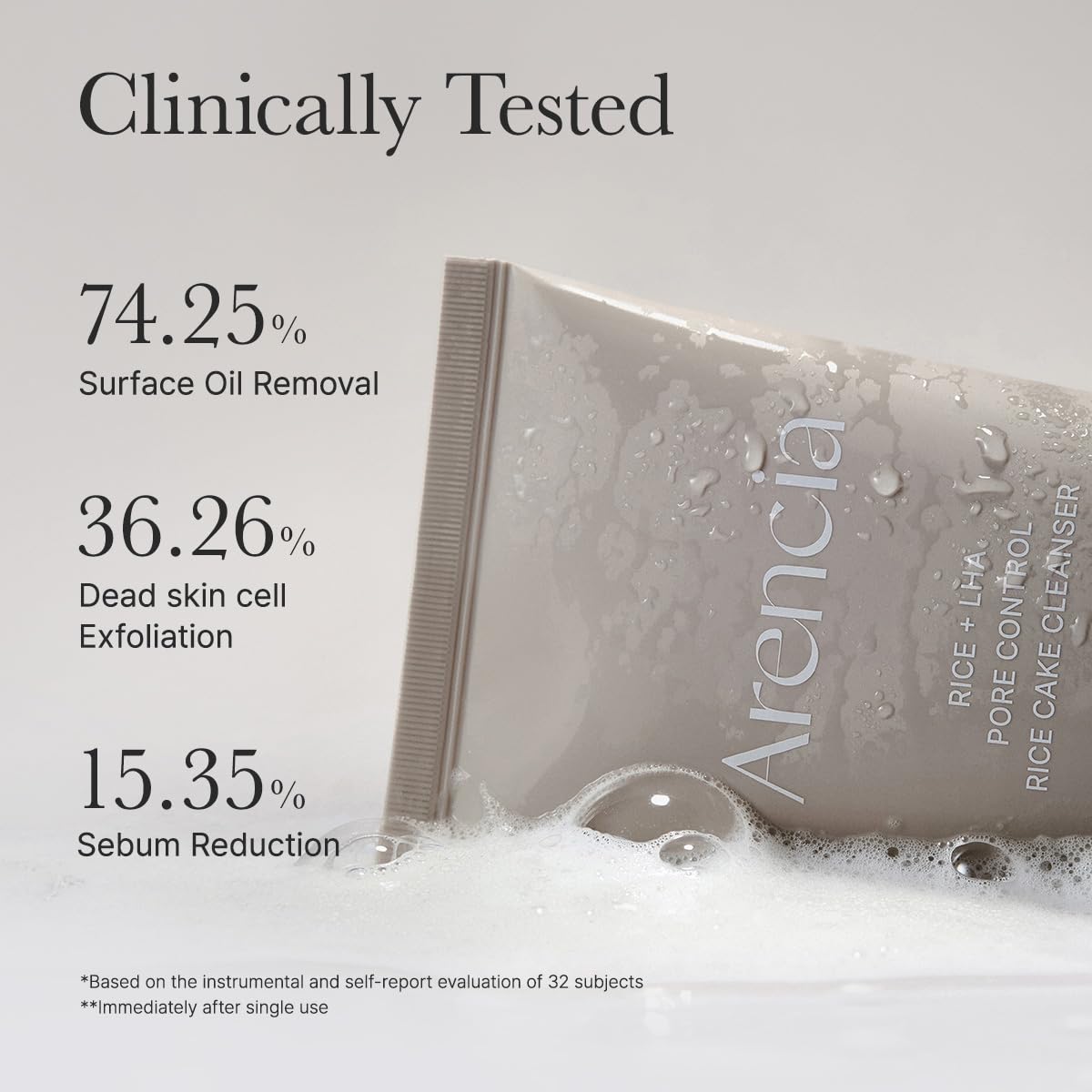 Rice + LHA Pore Control Rice Cake Cleanser