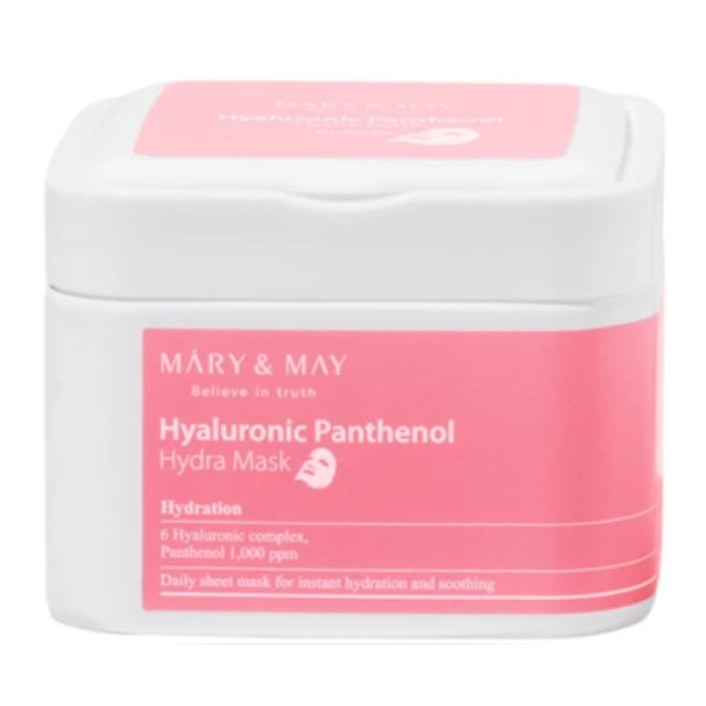 Hyaluronic Panthenol Hydra Mask - Μάσκες με υαλουρονικό οξύ και πανθενόλη για εντατική ενυδάτωση