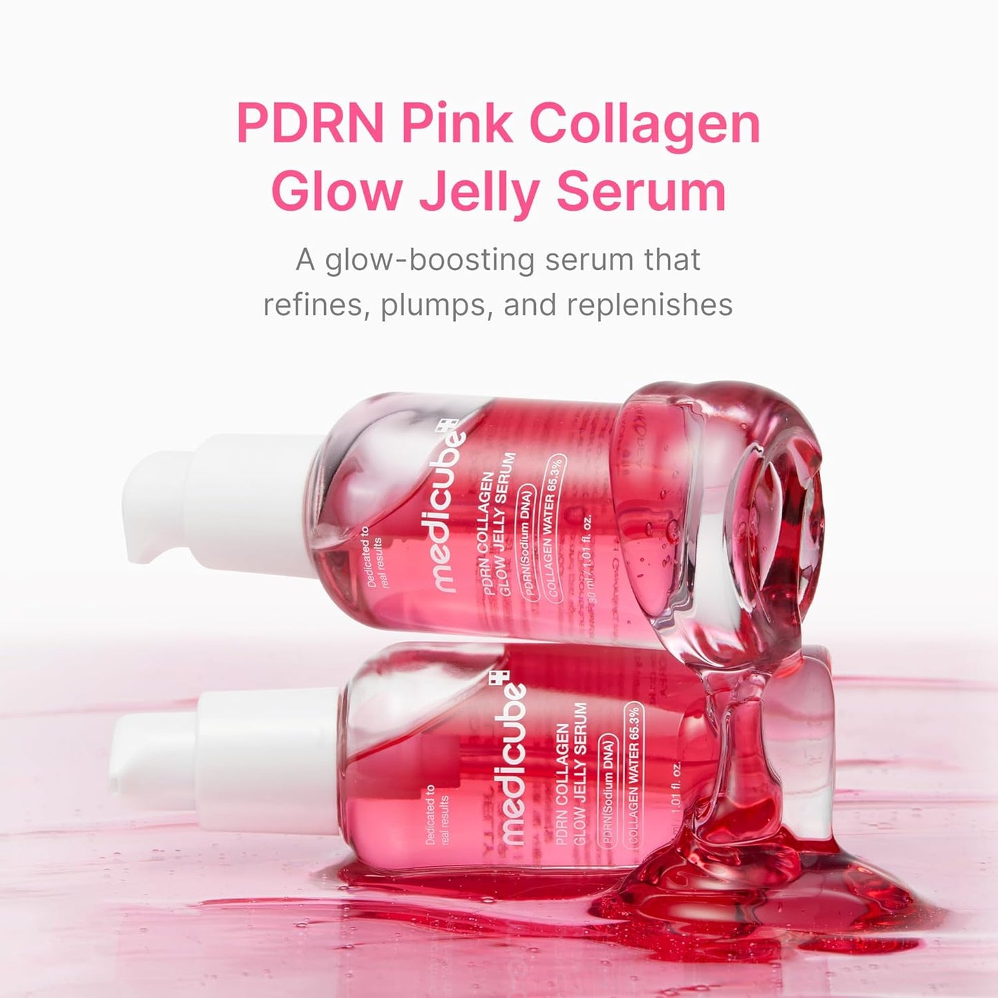 PDRN Collagen Glow Jelly Serum – Ορός Προσώπου με PDRN, Κολλαγόνο & Νιασιναμίδη