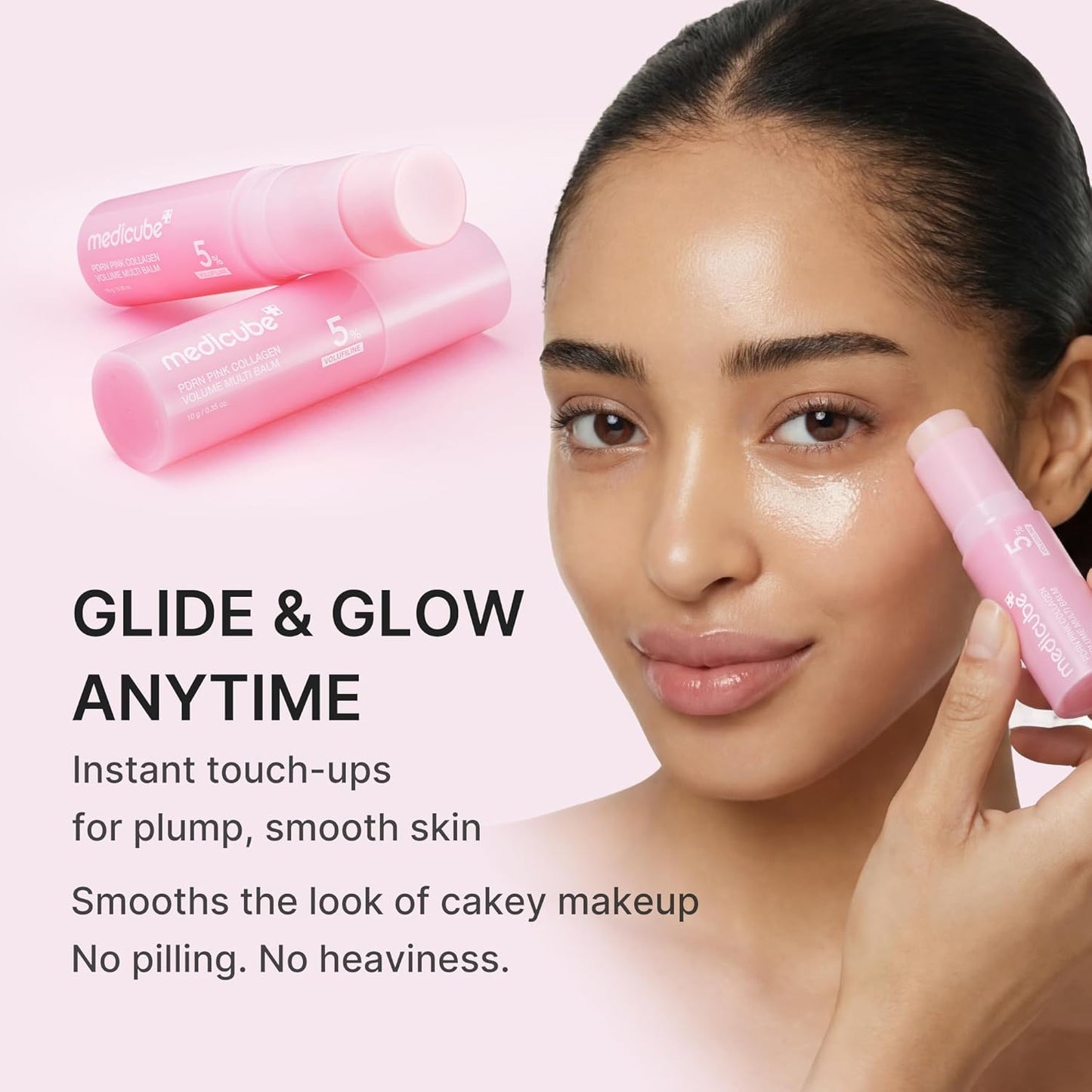 PDRN Pink Collagen Volume Multi Balm Stick - Πολυχρηστικό Balm Stick για Λάμψη, Σύσφιξη & Όγκο