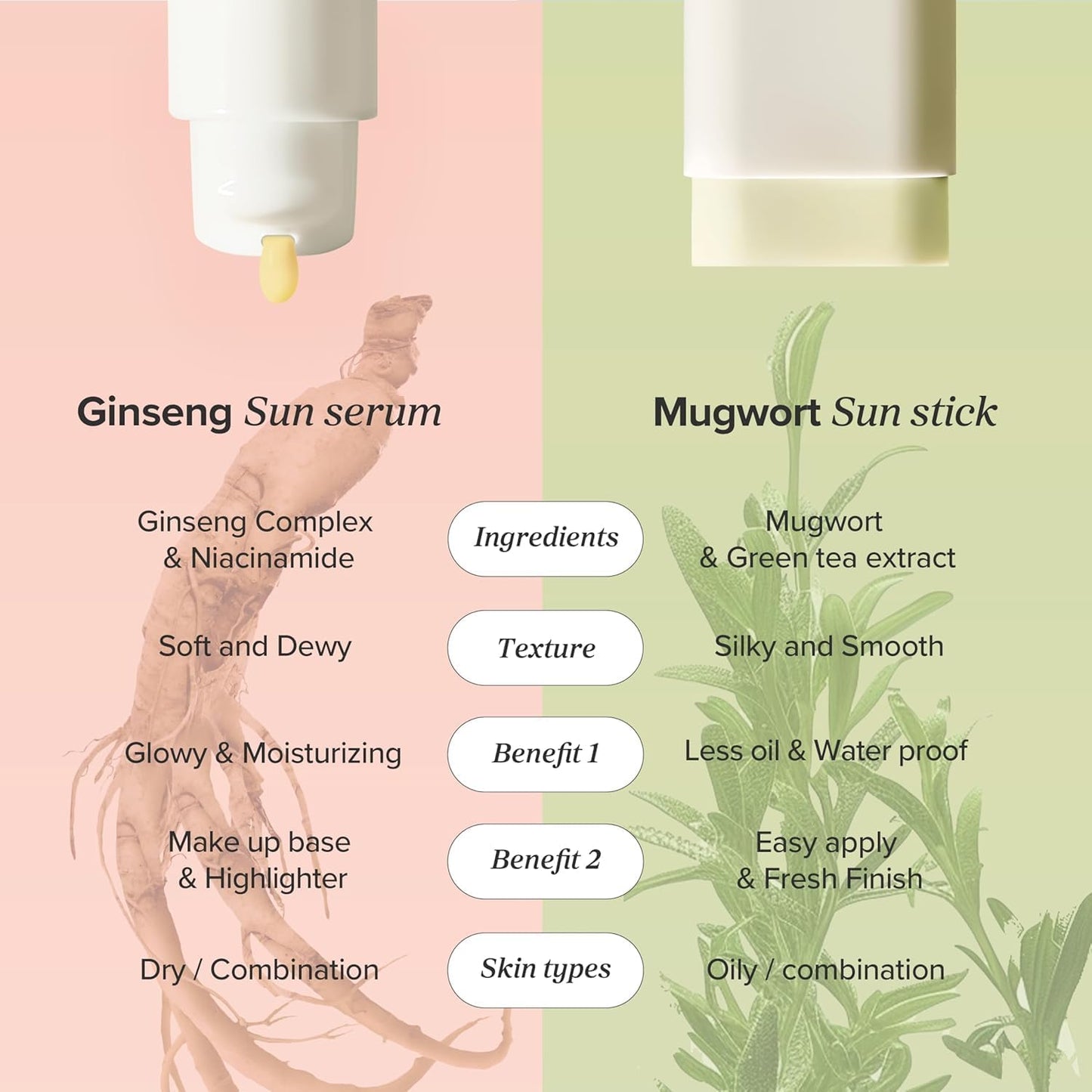 Matte Sun Stick Mugwort + Camelia - Ματ αντηλιακό στικ