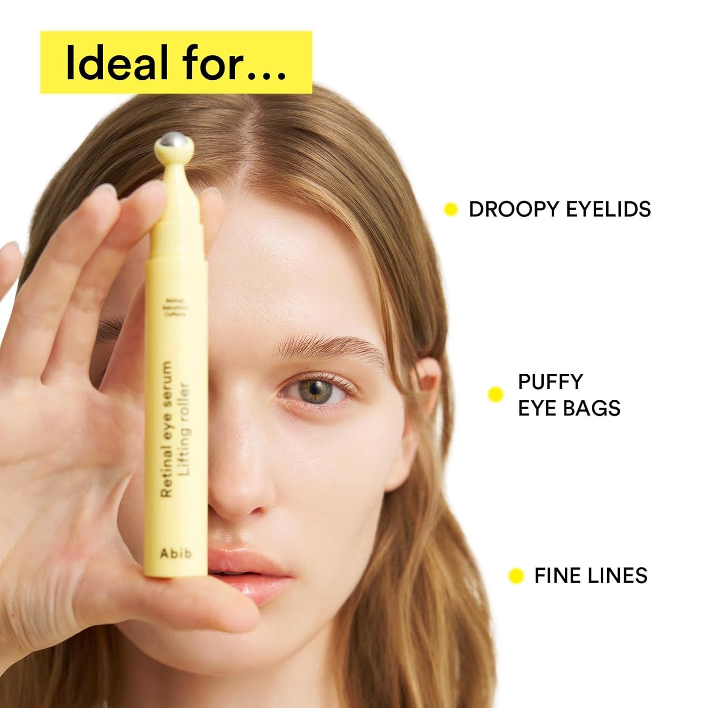 Retinal Eye Serum Lifting Roller - Ορός Ματιών με Retinal & Καφεΐνη με Roller Ανόρθωσης