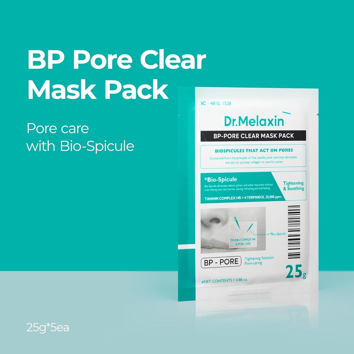 BP Pore Clear Facial Mask - Μάσκα με Μικροβελόνες & Νιασιναμίδη για βαθύ καθαρισμό