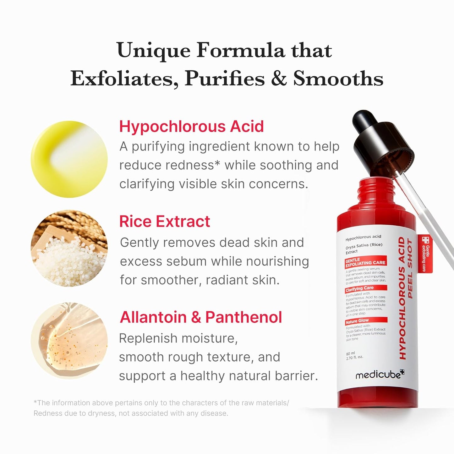 Hypochlorous Acid Peel Shot – Ήπιο Peeling Serum με HOCl & Εκχύλισμα Ρυζιού