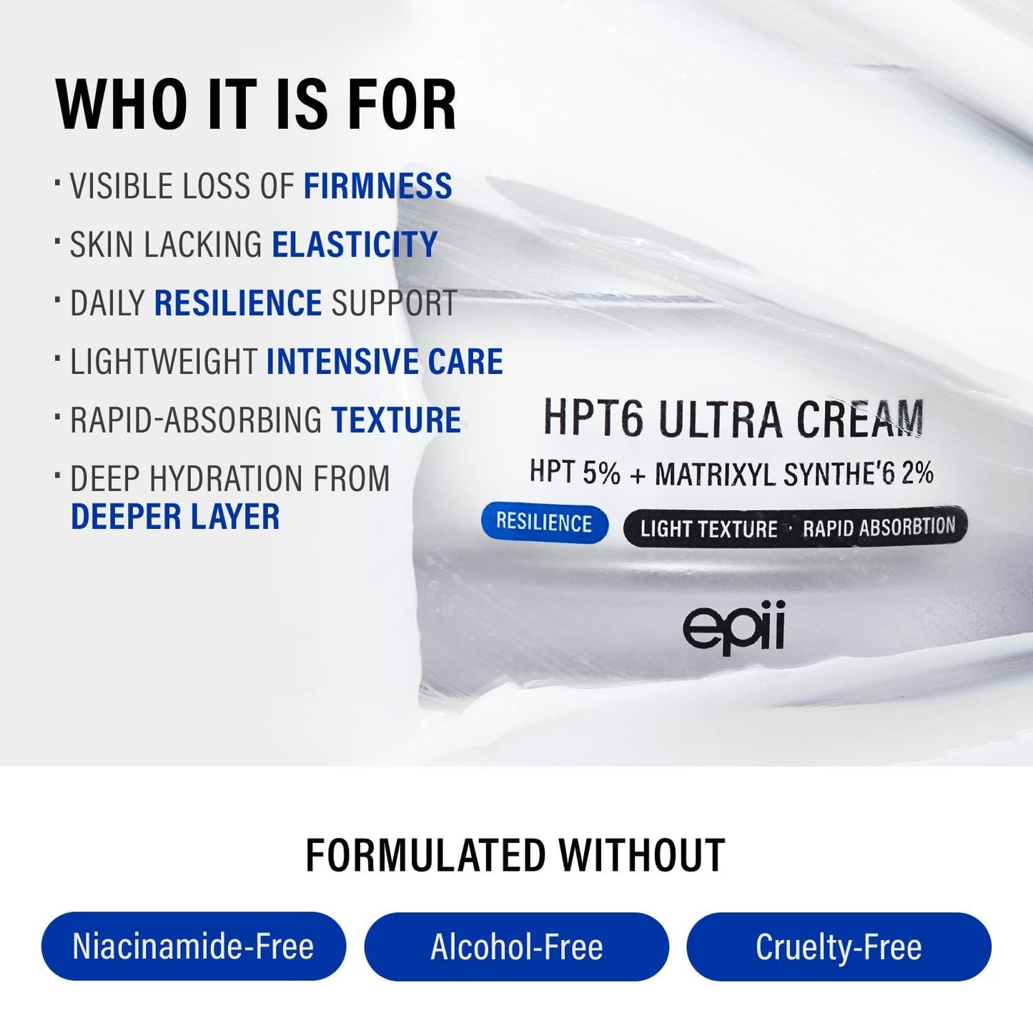 HPT6 Ultra Cream 5% – Συσφικτική & Plumping Κρέμα με 5% HPT και 2% Matrixyl Synthé’6 για Ρυτίδες & Ελαστικότητα