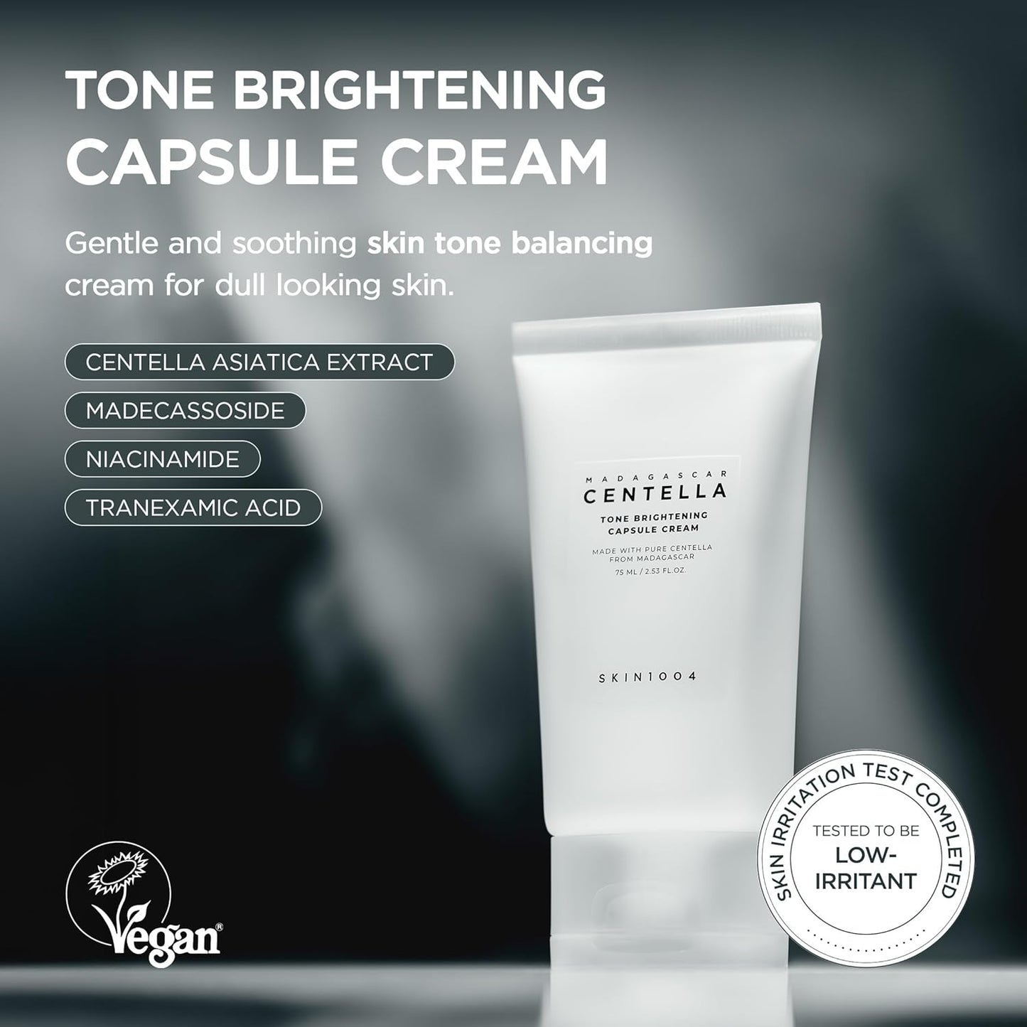 Madagascar Centella Tone Brightening Capsule Cream - Ενυδατική για εξομάλυνση τόνου δέρματος