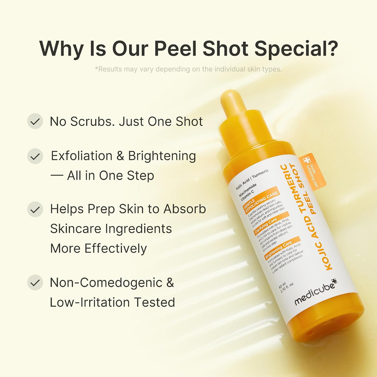 Kojic Acid Turmeric Peel Shot 80ml 