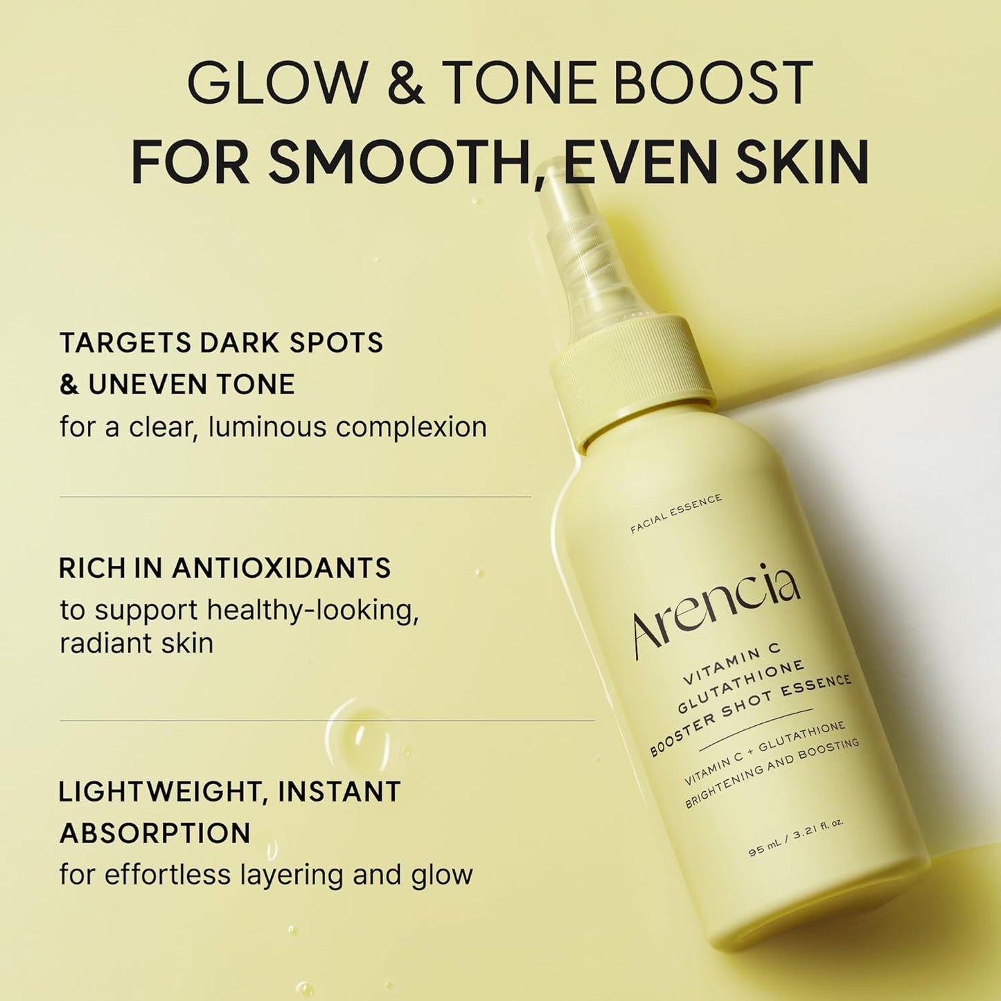 Vitamin C Glutathione Booster Shot Essence - Essence Λάμψης & Αντιμετώπισης Δυσχρωμιών με Βιταμίνη C και Γλουταθειόνη