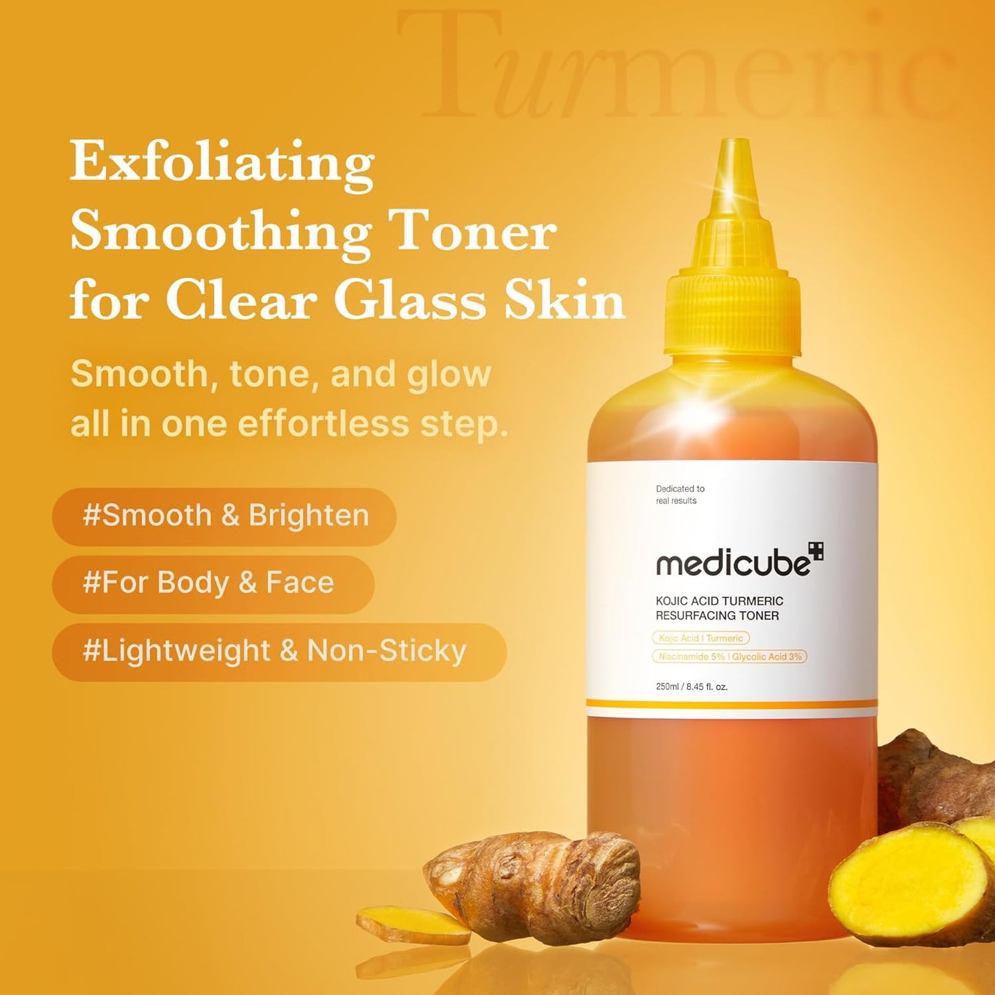 Kojic Acid Turmeric Resurfacing Toner – Τονωτική Λοσιόν Απολέπισης & Λάμψης για Δυσχρωμίες