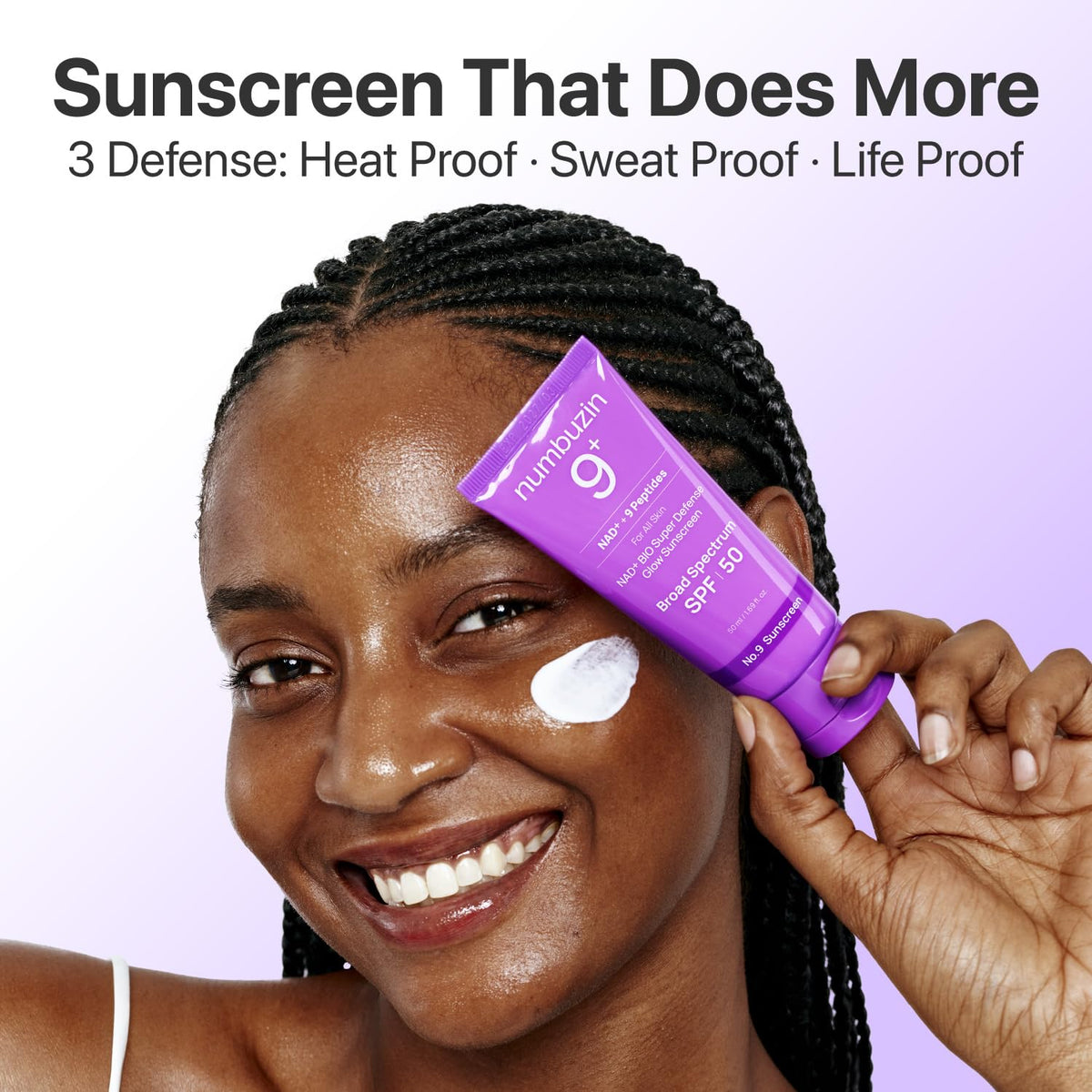 No.9 NAD+ Peptides Dewy Sun Essence SPF50+ PA++++