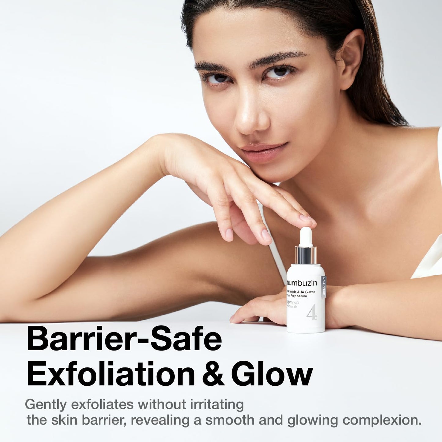 No.4 Ceramide AHA Glazed Skin Prep Serum – Ορός Προσώπου με AHA, PHA & Κεραμίδια για Λεία Υφή και Glass Skin