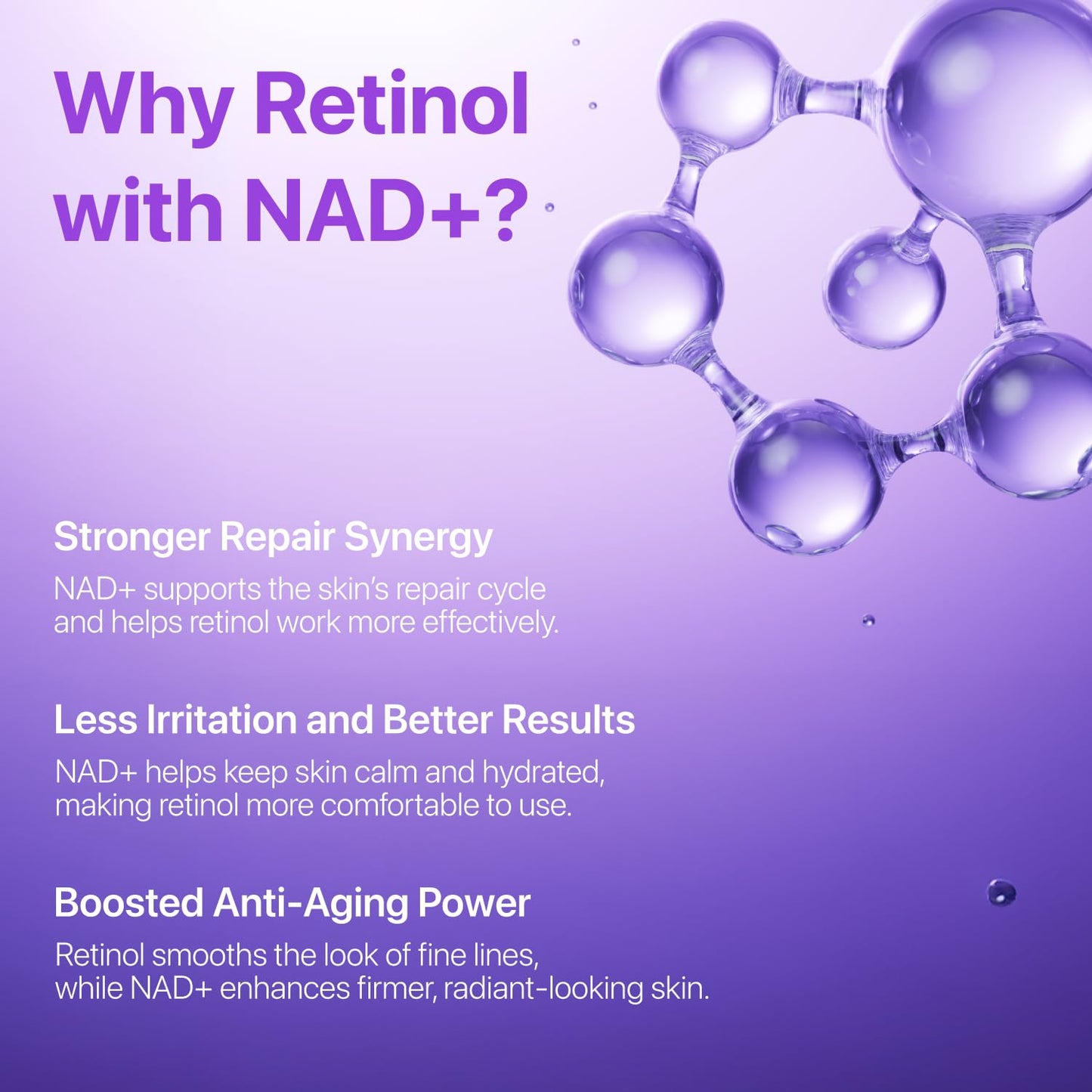 No.9 NAD Retinol Volumetox Eye Cream - Συσφιγκτική Κρέμα Ματιών με NAD+ & Ρετινόλη για Λεία, Ξεκούραστη Όψη