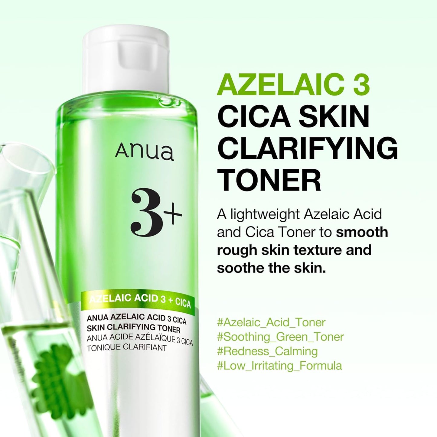 Azelaic Acid 3 Cica Skin Clarifying Toner - Καταπραϋντική Τονωτική Λοσιόν για Ευαίσθητη & Ακνεϊκή Επιδερμίδα