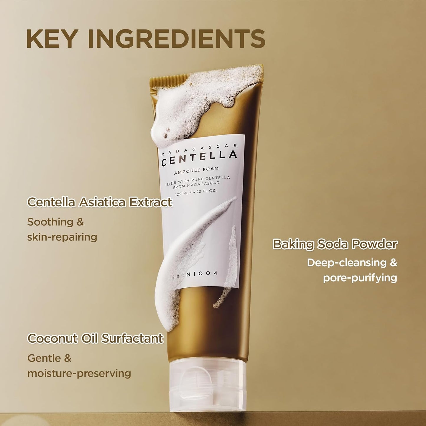 Madagascar Centella Ampoule Foam - Καταπραϋντικός αφρός καθαρισμού