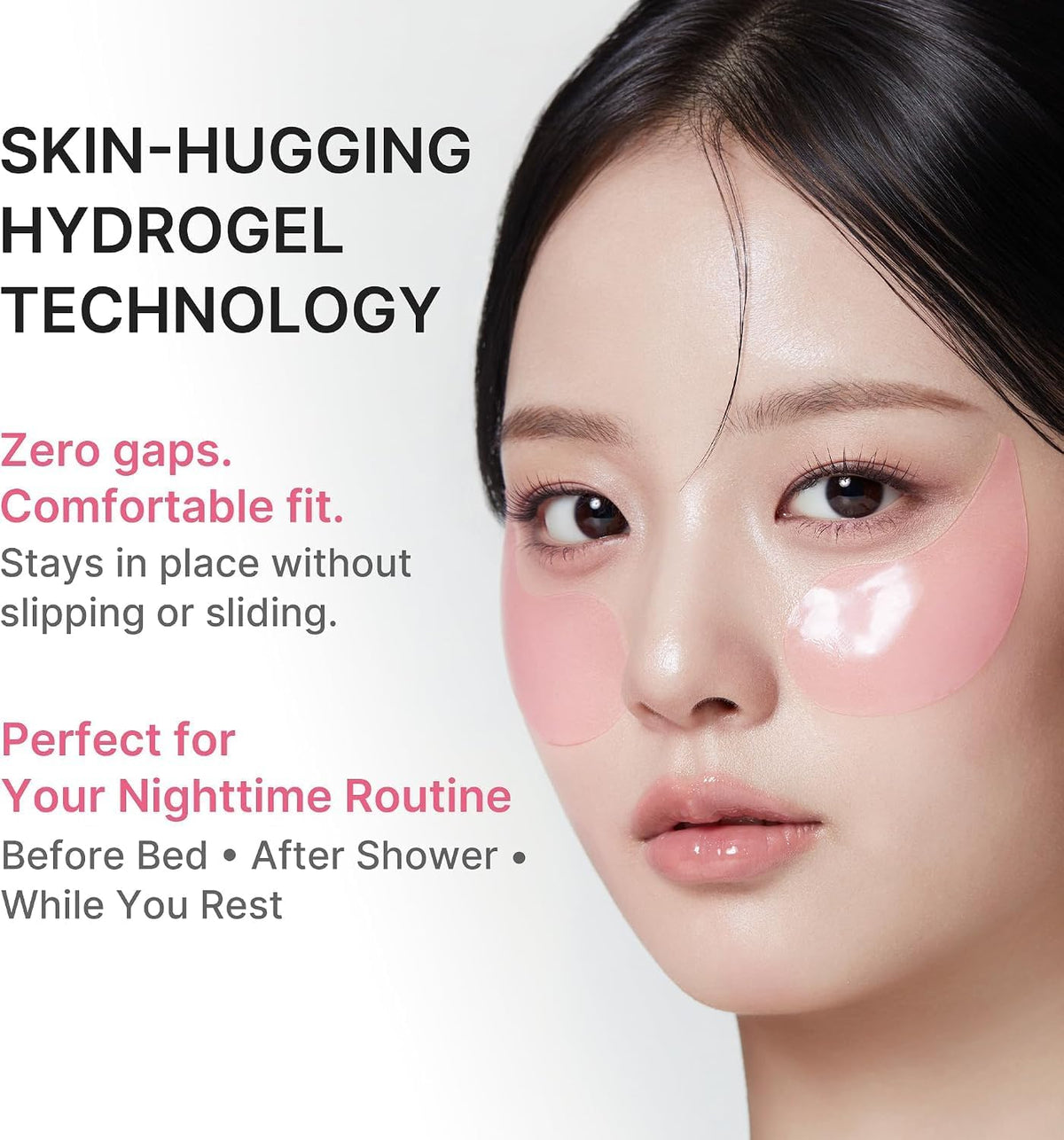 PDRN Pink Caffeine Collagen Eye Patch – Hydrogel Patches Ματιών με PDRN, Καφεΐνη & Κολλαγόνο για Σύσφιξη & Αναζωογόνηση