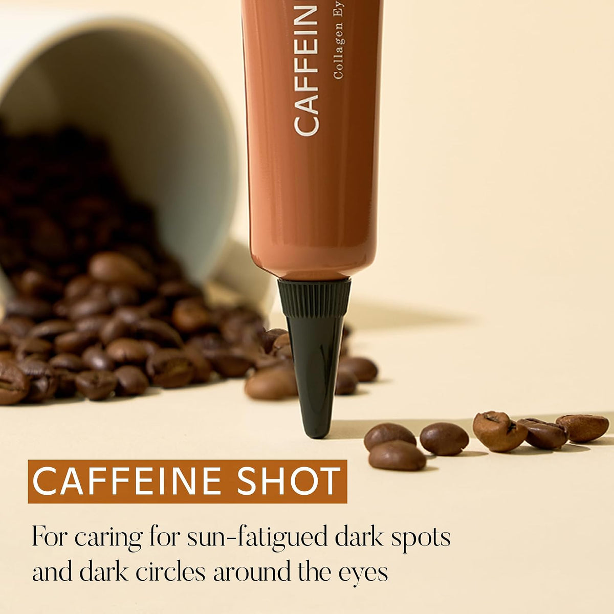 CAFFEINE SHOT Collagen Eye Cream – Κρέμα Ματιών με Καφεΐνη & Κολλαγόνο για Μαύρους Κύκλους, Σακούλες & Σύσφιξη