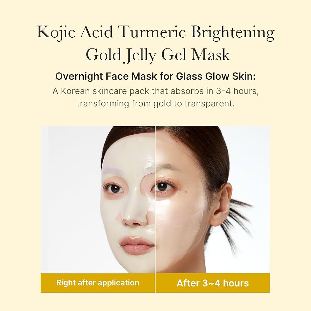Kojic Acid Turmeric Brightening Gel Mask - Μάσκα τζελ για λάμψη & μείωση κηλίδων