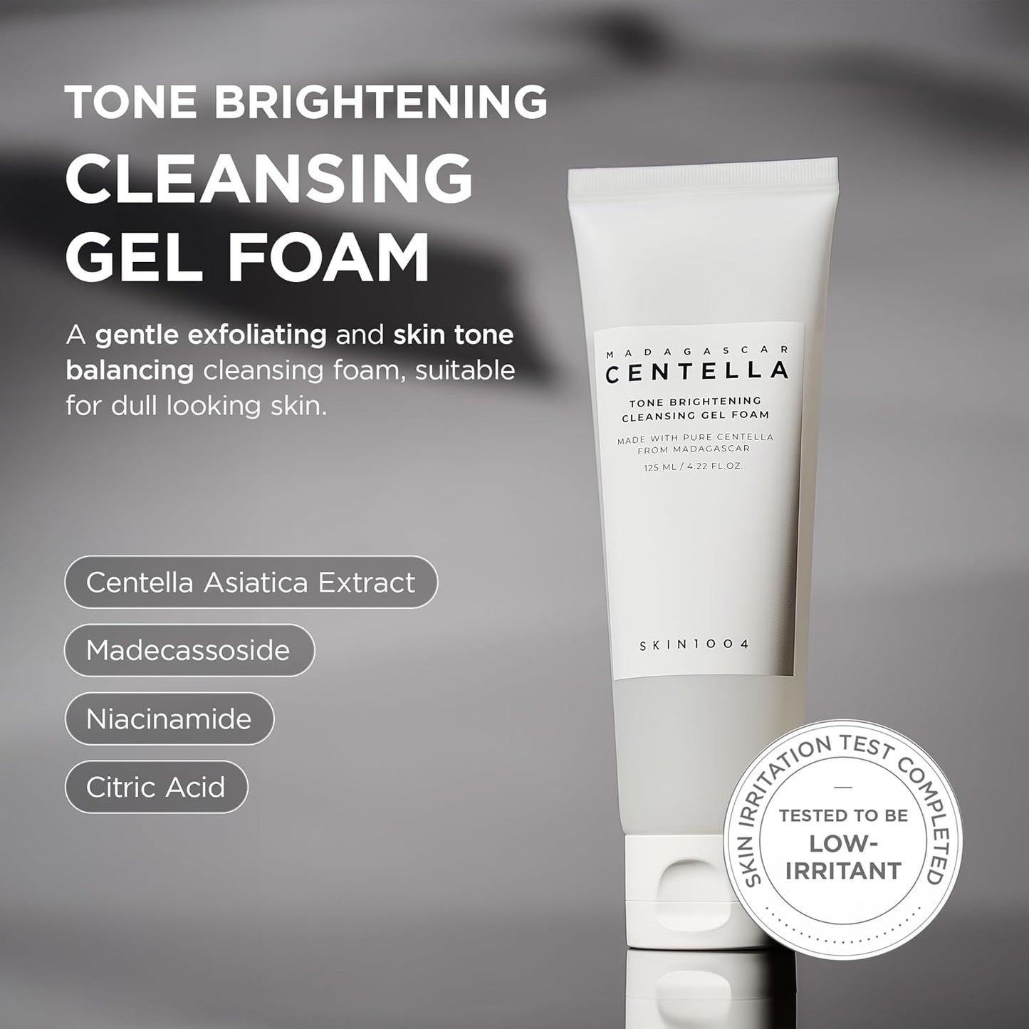 Madagascar Centella Tone Brightening Cleansing Gel Foam - Καθαριστικό τζελ για φωτεινό δέρμα
