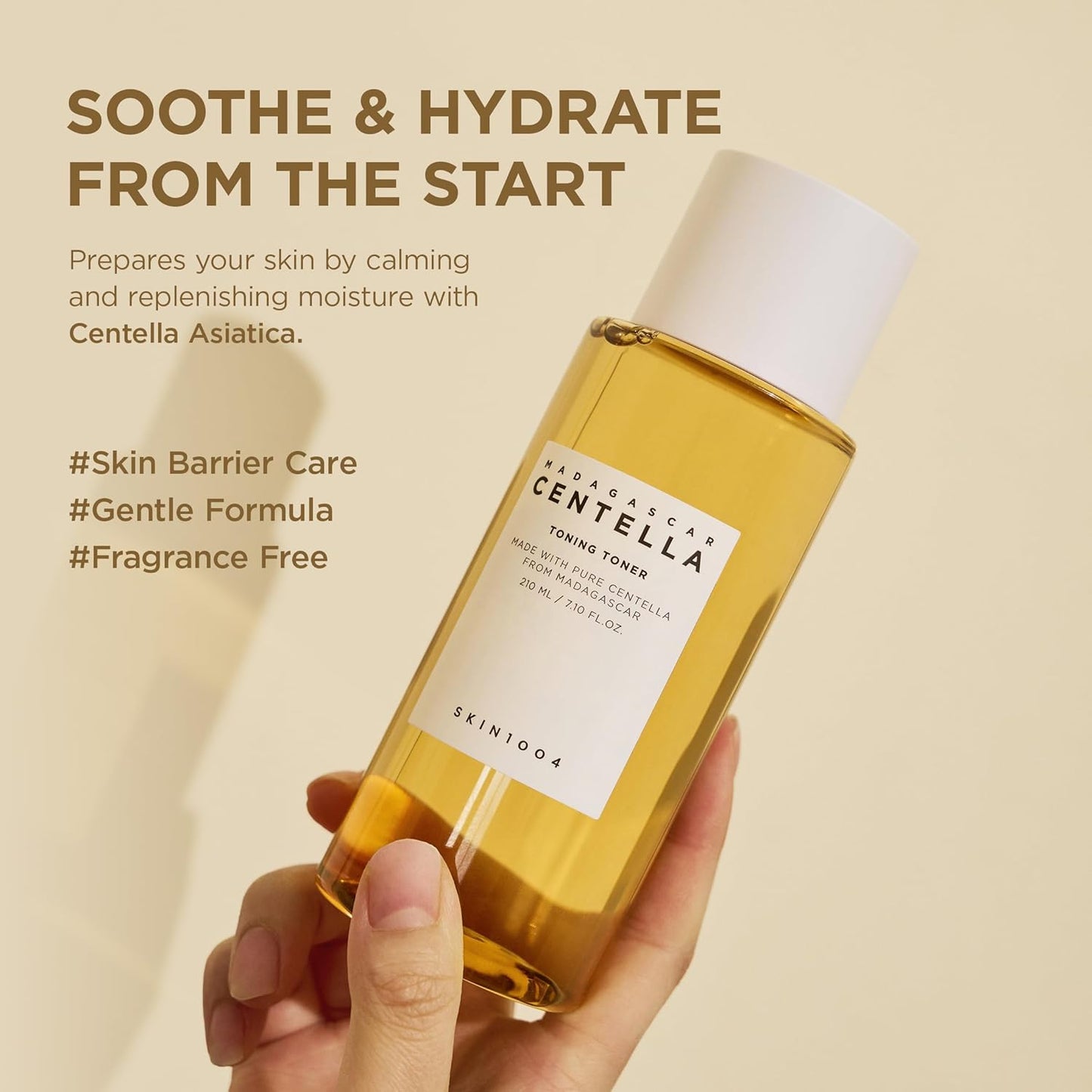 Madagascar Centella Toning Toner - Τόνερ ενυδάτωσης και ήπιας απολέπισης